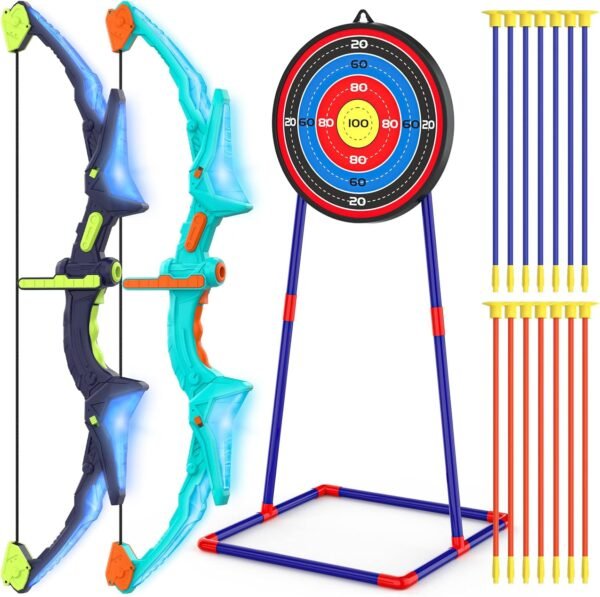 2 Pack Bow and Arrow Set for Kids