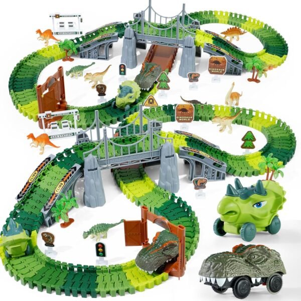 Dinosaur Race Track for Kids